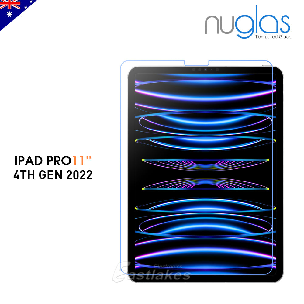 NUGLAS Tempered Glass Screen Protector For All Apple iPad - Eastlakes Electronics